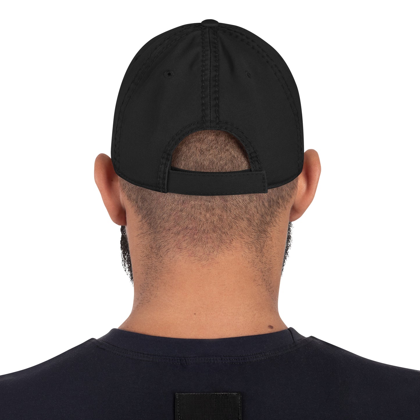 Q Branch Woodworks Logo Distressed Dad Hat